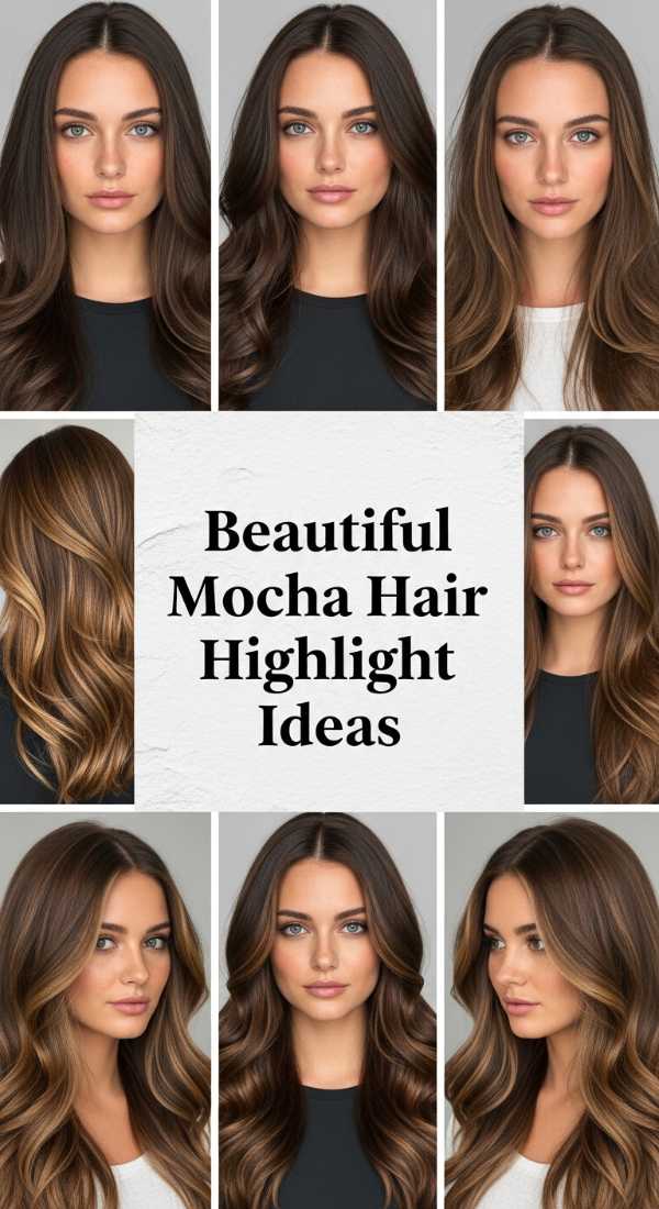 Beautiful Mocha Hair Highlight Ideas 69eceda5bd590