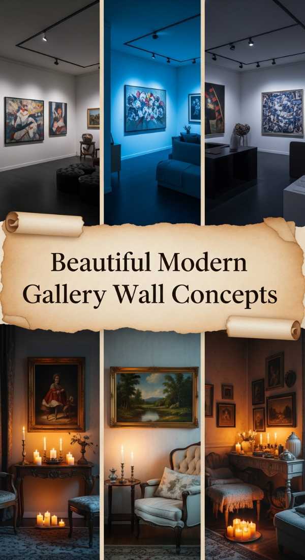 Beautiful Modern Gallery Wall Concepts 69e3b6f81cc2b