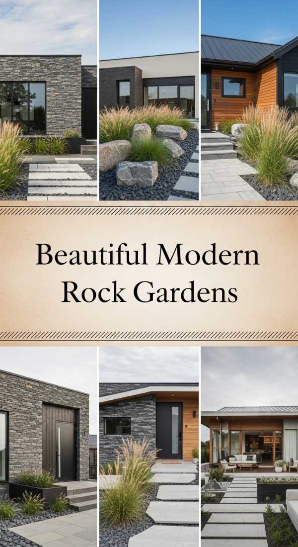 Beautiful Modern Rock Gardens 69e777b4d466d