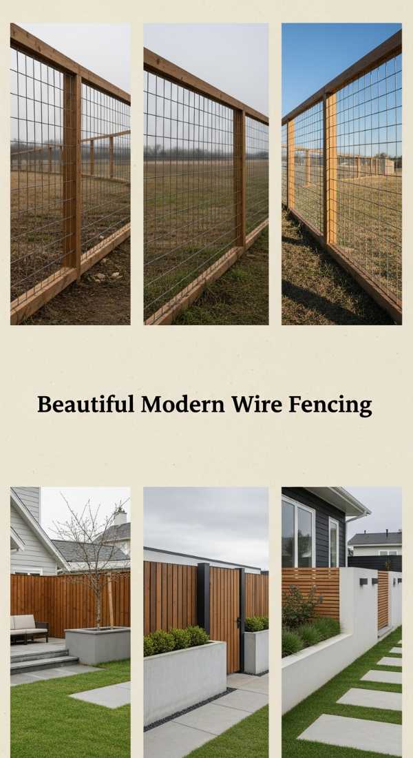 Beautiful Modern Wire Fencing 69ea60a8a1d3b