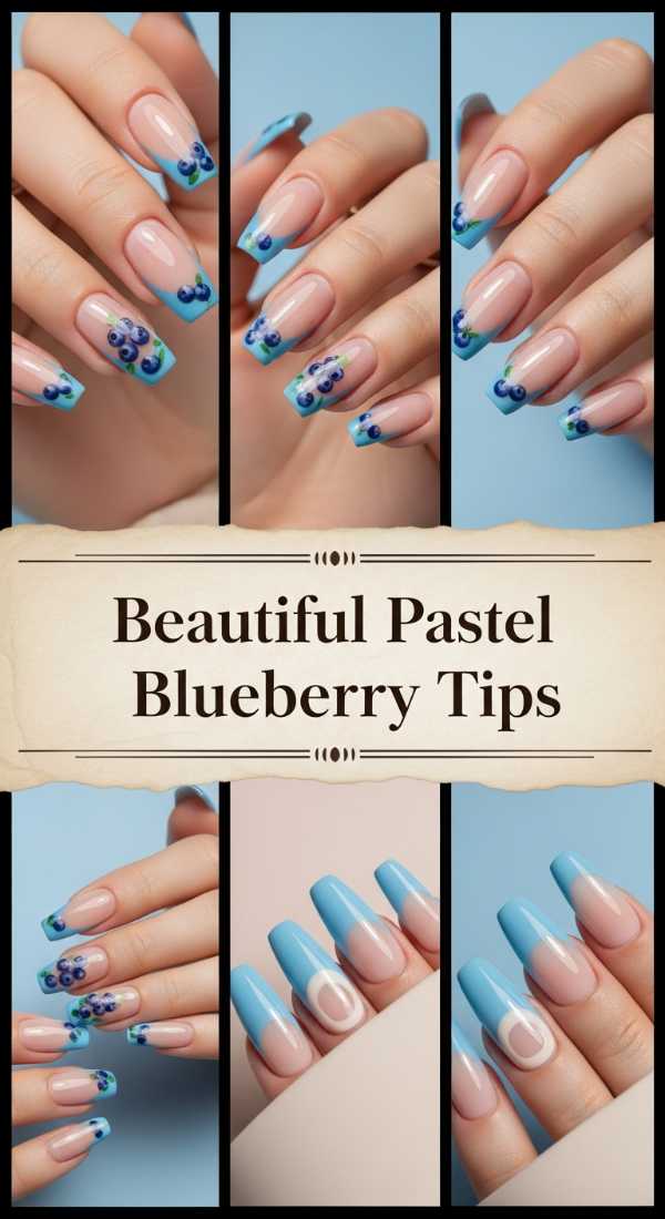 Beautiful Pastel Blueberry Tips 69eb72732c637