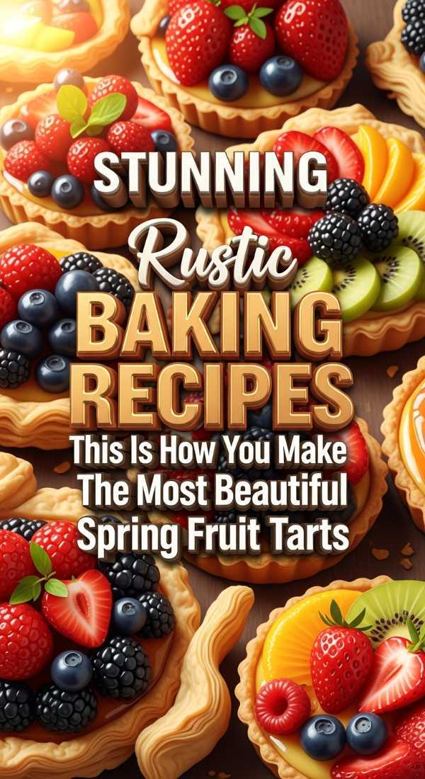 Beautiful Rustic Spring Fruit Tarts 69dfdb007471a