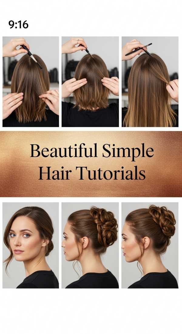Beautiful Simple Hair Tutorials 69e33a03d44f4