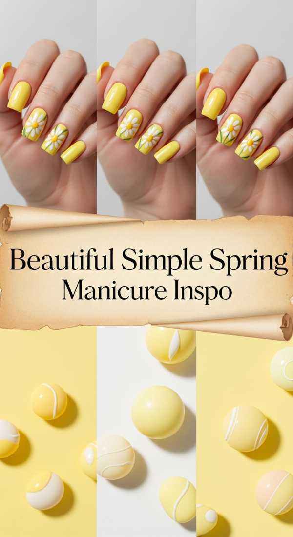 Beautiful Simple Spring Manicure Inspo 69e905b764767