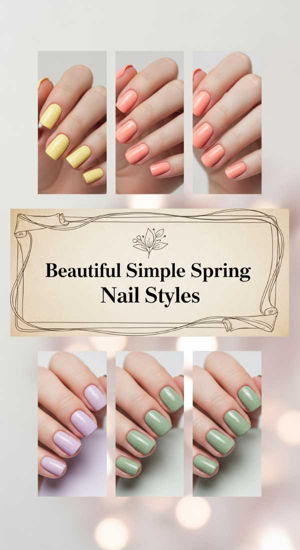 Beautiful Simple Spring Nail Styles 69e72cc01f0b9