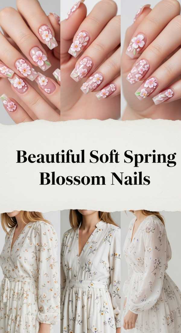 Beautiful Soft Spring Blossom Nails 69e4e4aded9b4