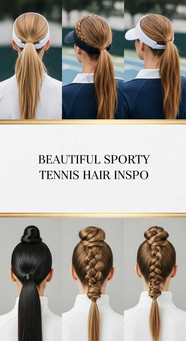 Beautiful Sporty Tennis Hair Inspo 69e9cd02d89cc