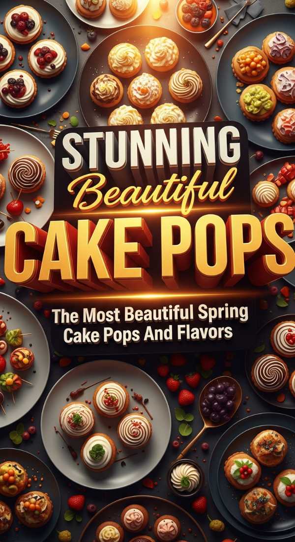Beautiful Spring Cake Pops And Flavors 69f203cfa3841