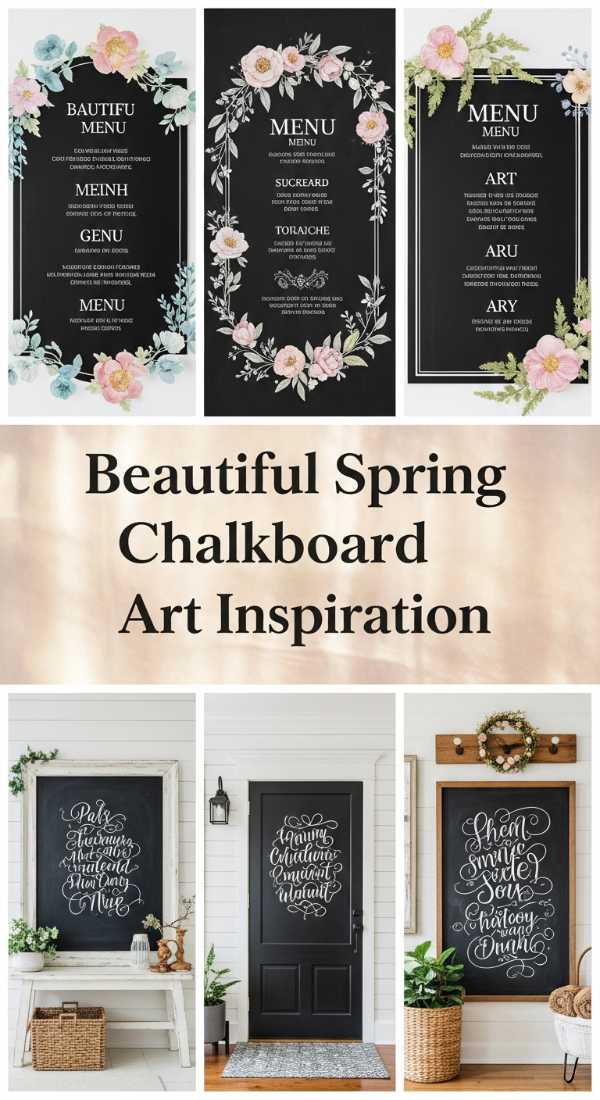Beautiful Spring Chalkboard Art Inspiration 69df4676398b9