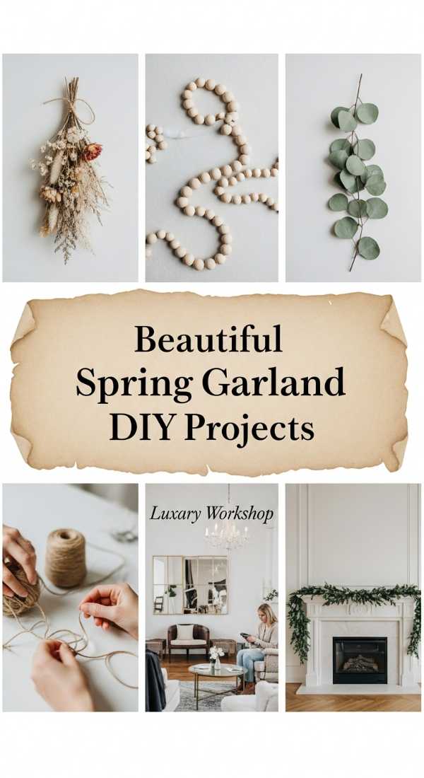 Beautiful Spring Garland Diy Projects 69df43dd8f8e5