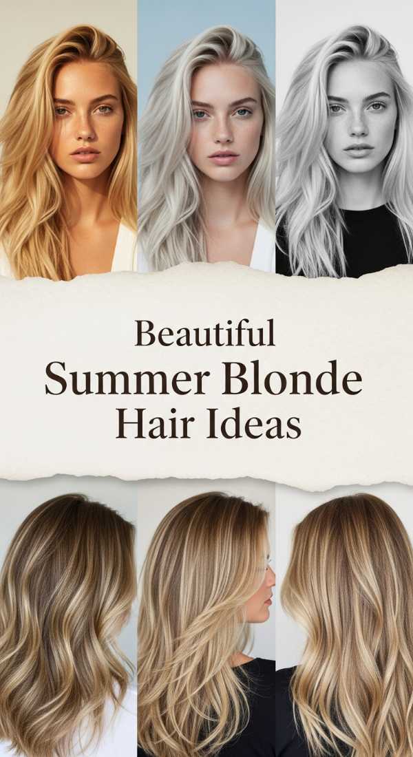 Beautiful Summer Blonde Hair Ideas 69ef49391ffd0