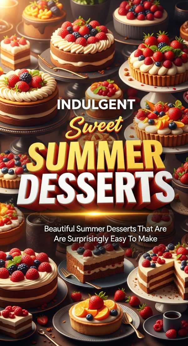 Beautiful Summer Desserts That Are Surprisingly Easy To Make 69edb5a2d14a1