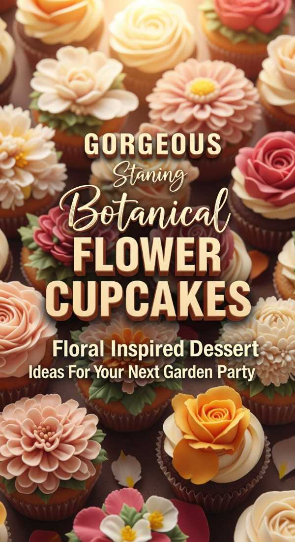 Beautiful Wildflower Cupcake Ideas For A Garden Party 69f203d6e066d