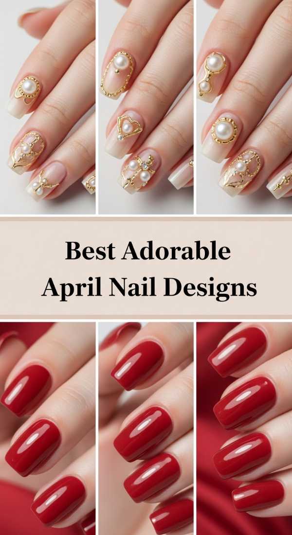 Best Adorable April Nail Designs 69ece59967b07