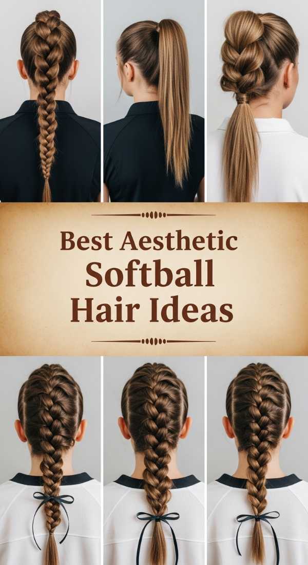 Best Aesthetic Softball Hair Ideas 69e5e11265fc5