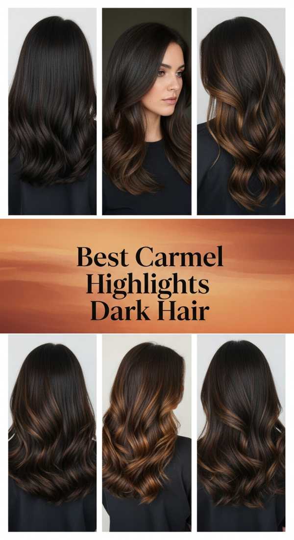 Best Carmel Highlights Dark Hair 69ef4a401c630