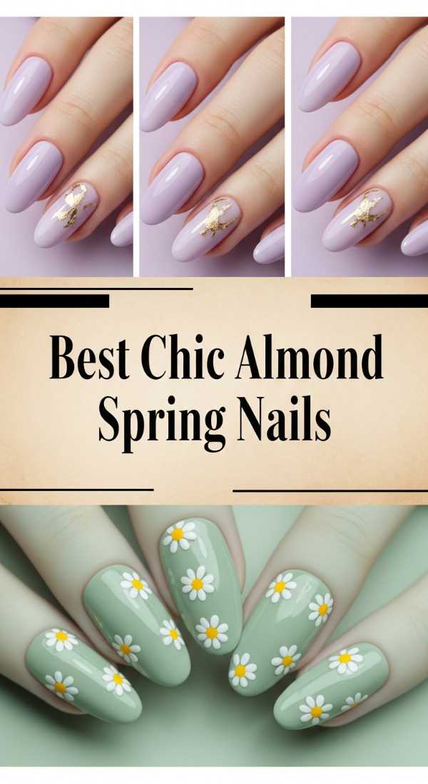 Best Chic Almond Spring Nails 69f2493342de7