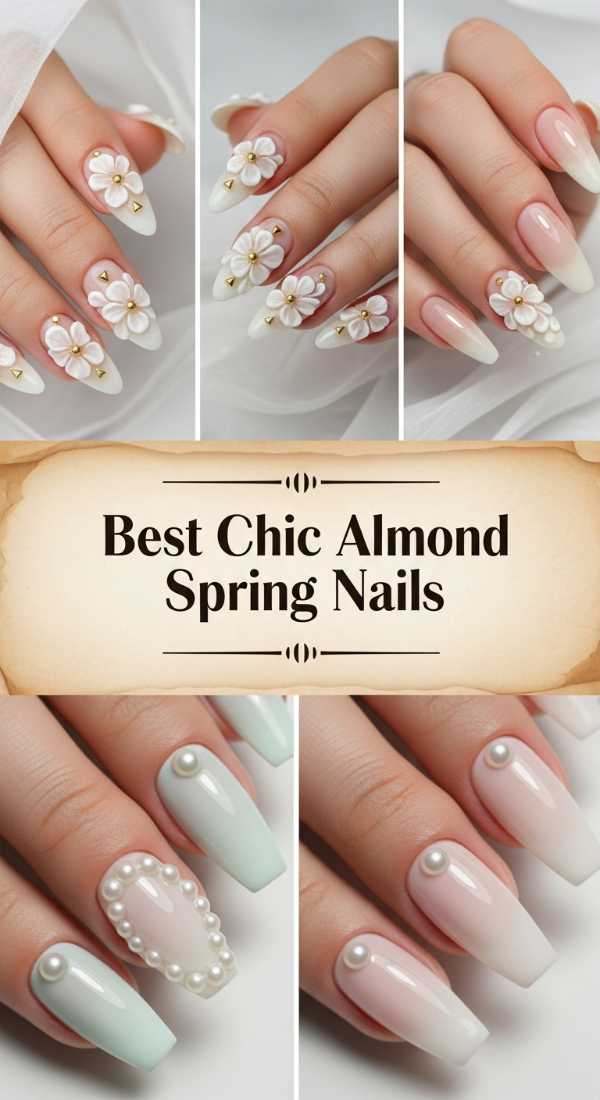 Best Chic Almond Spring Nails 69f2494f6ea3b