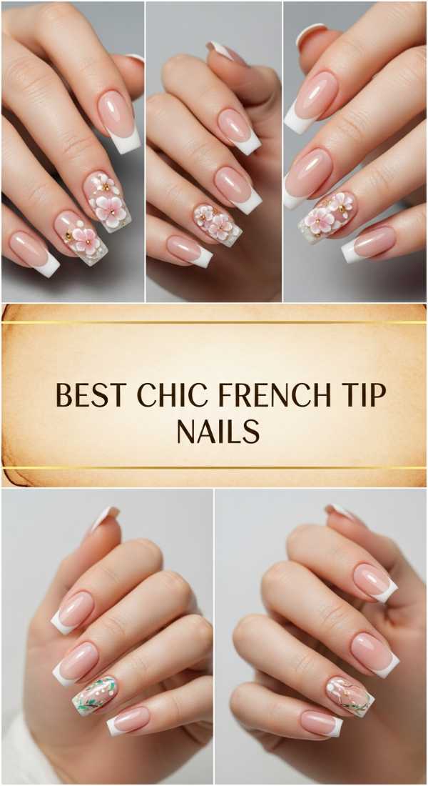 Best Chic French Tip Nails 69de4574c2e5a