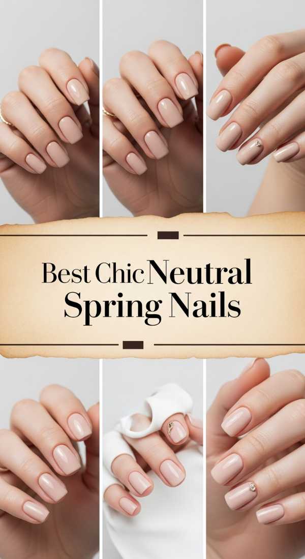 Best Chic Neutral Spring Nails 69f0ca2b15217