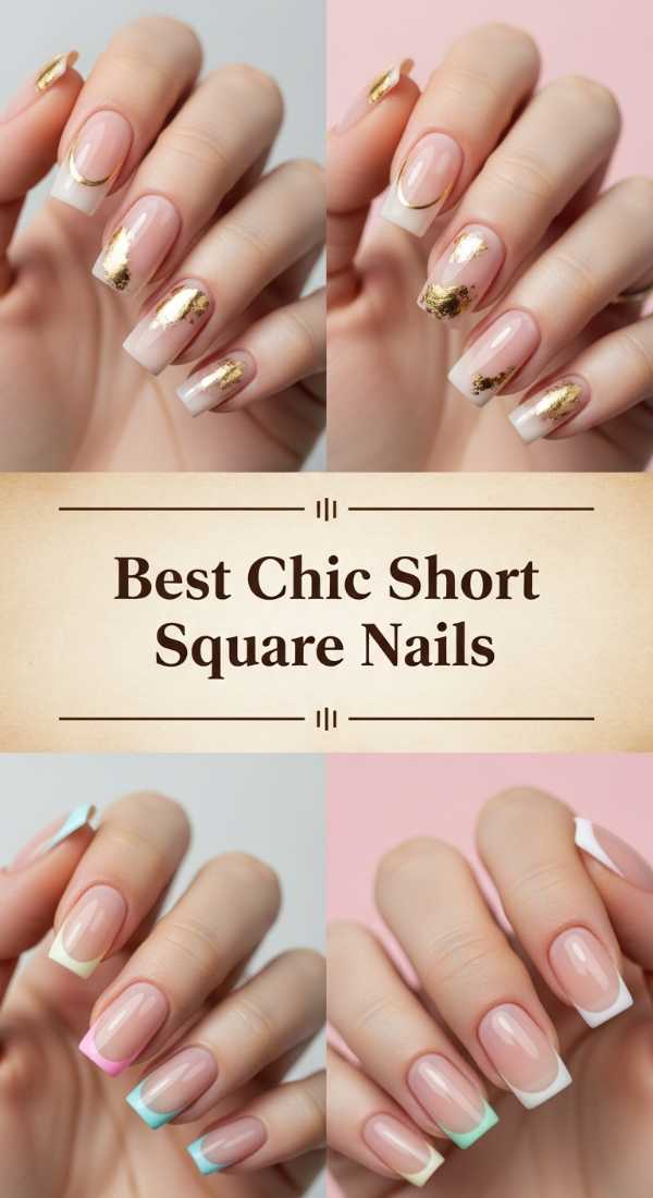 Best Chic Short Square Nails