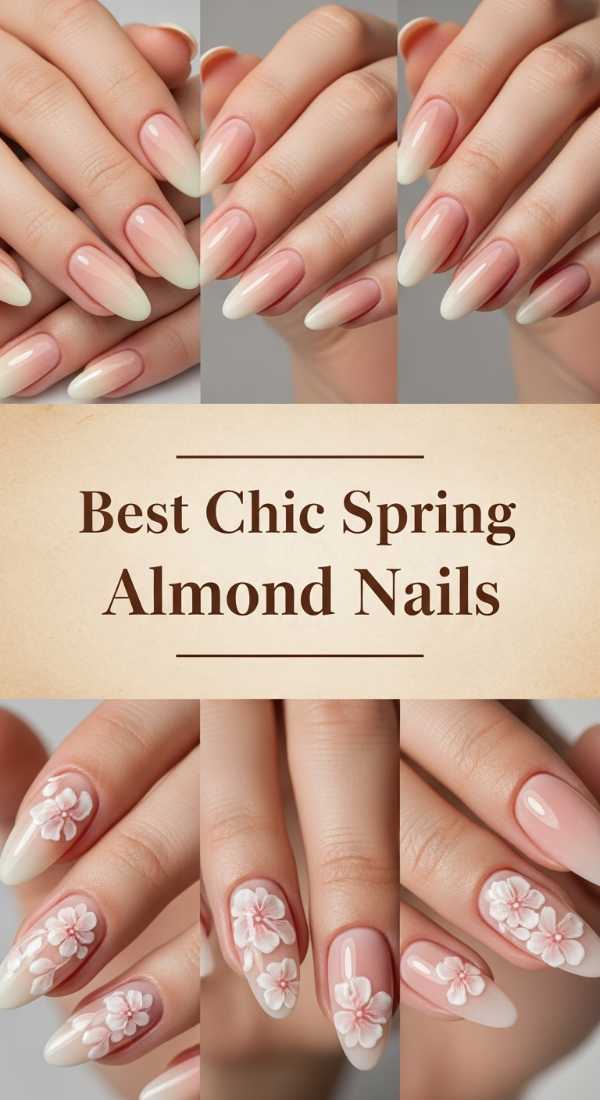 Best Chic Spring Almond Nails 69ee41827dc46