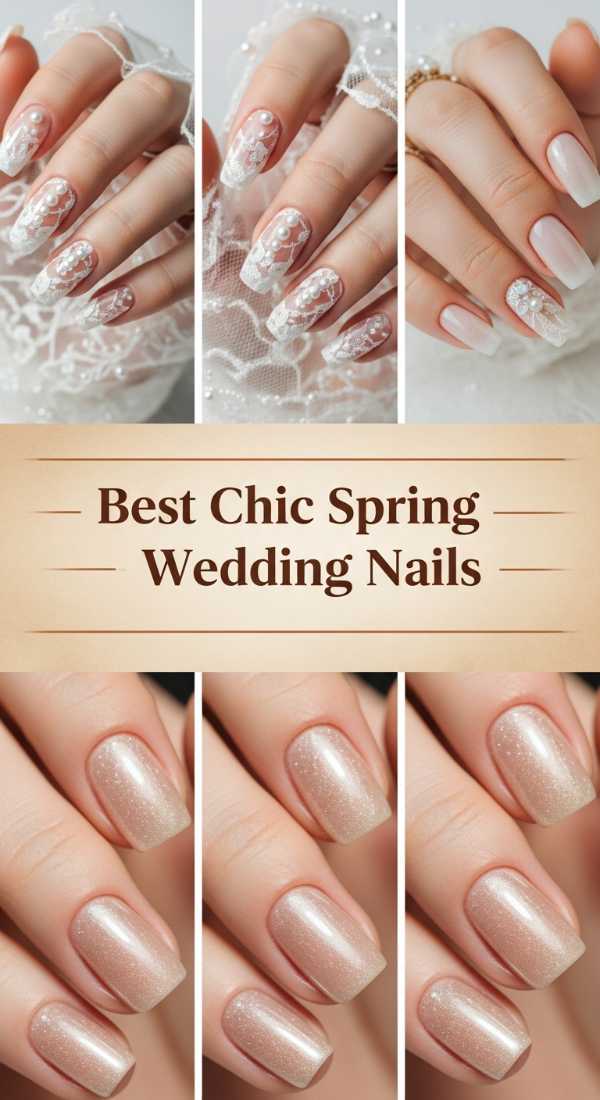 Best Chic Spring Wedding Nails 69ee408b3e97d