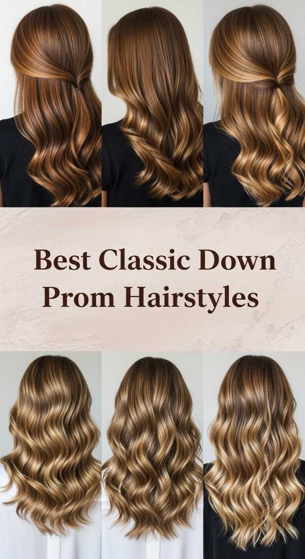 Best Classic Down Prom Hairstyles 69f0e30e706c9