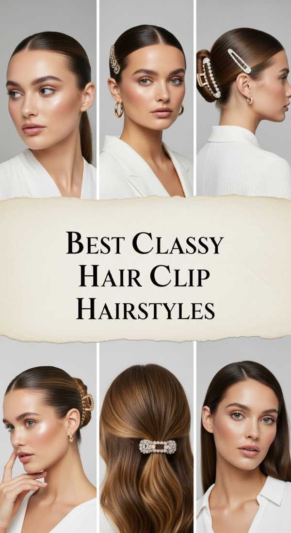 Best Classy Hair Clip Hairstyles 69e4f67b30186