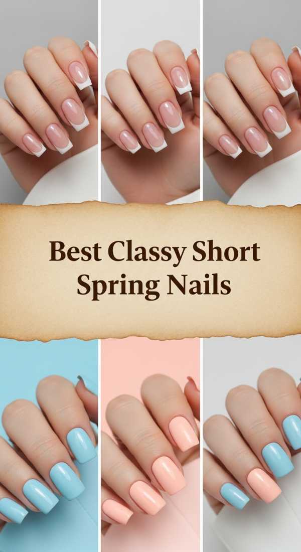 Best Classy Short Spring Nails