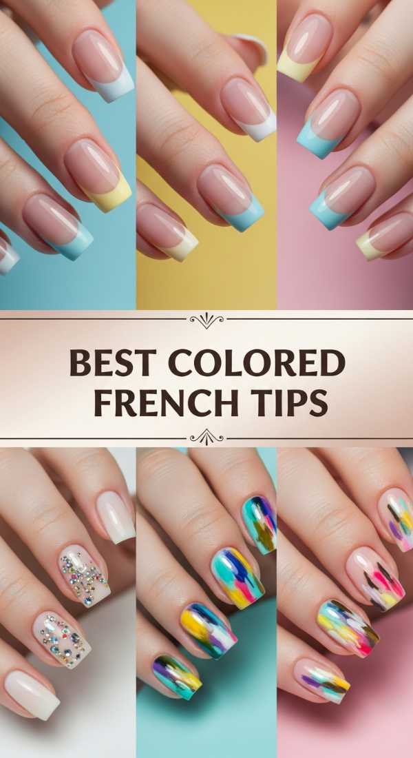 Best Colored French Tips 69e72cc12ae89