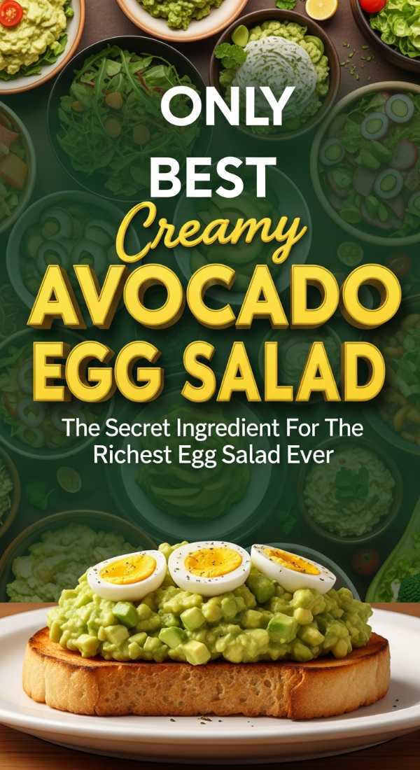 Best Creamy Avocado Egg Salad Hack 69f203cc33050