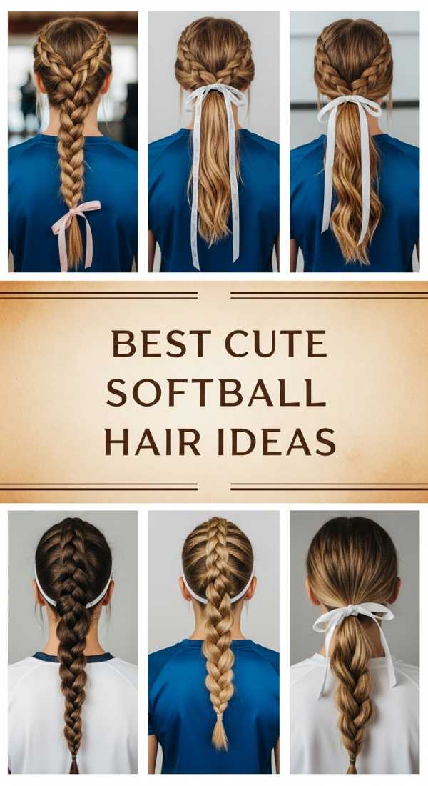 Best Cute Softball Hair Ideas 69e9d3feb3a6e