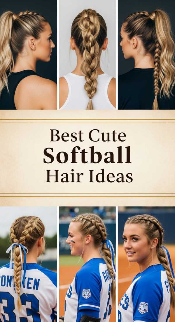 Best Cute Softball Hair Ideas 69f261c9145ad