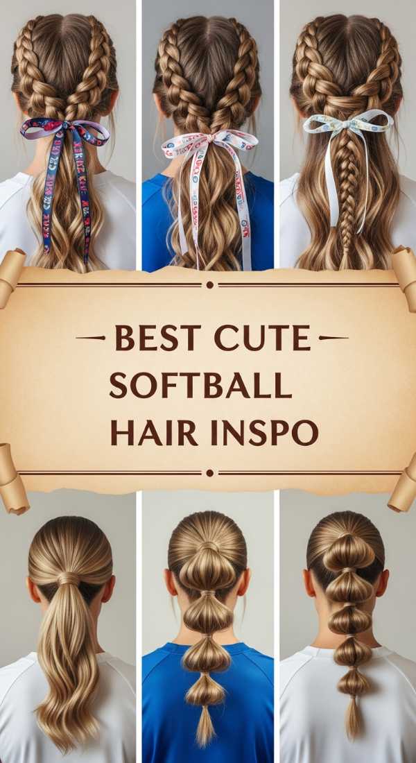Best Cute Softball Hair Inspo 69ee5308c3370
