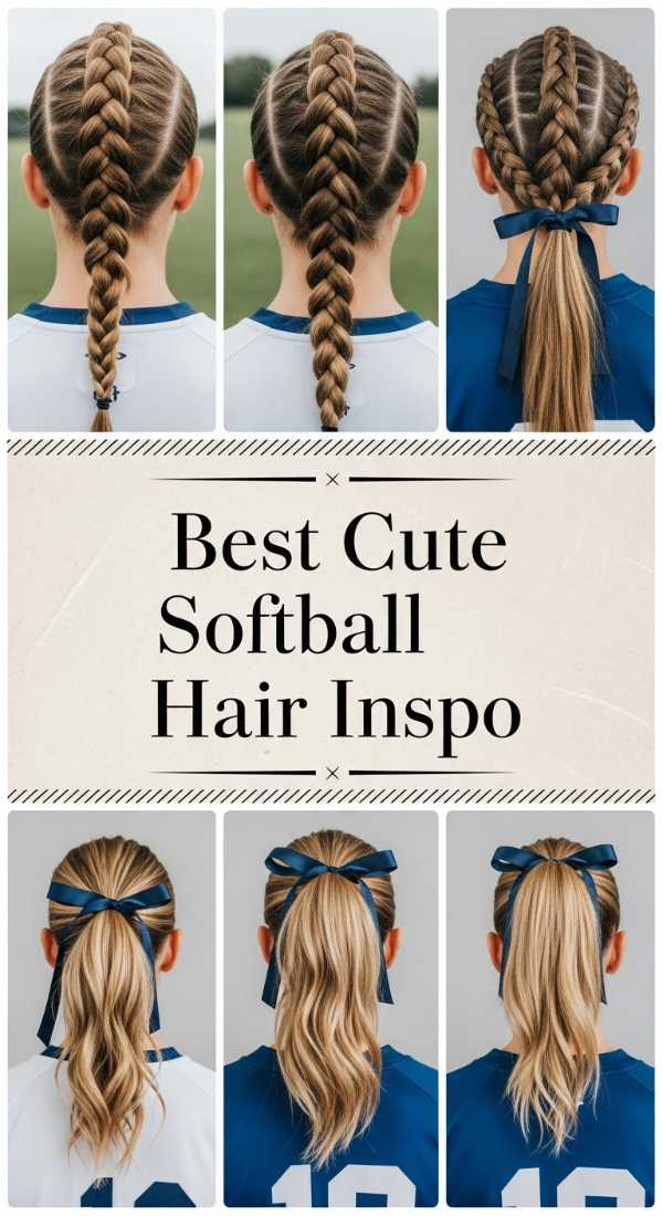 Best Cute Softball Hair Inspo 69ef4a3a47aee