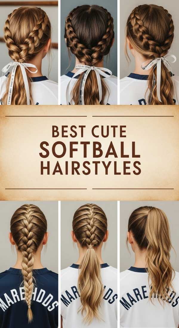 Best Cute Softball Hairstyles 69ef4953795c3