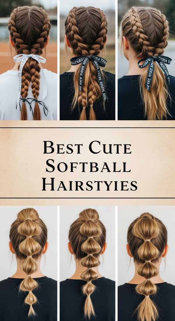 Best Cute Softball Hairstyles 69f33d8d575d9