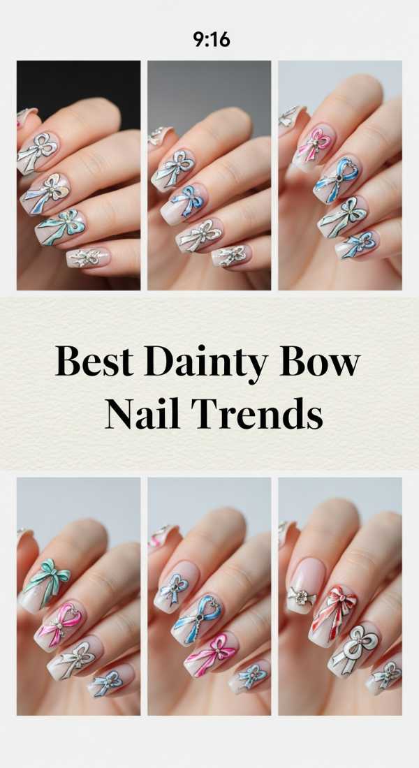 Best Dainty Bow Nail Trends 69e5f3eee0890