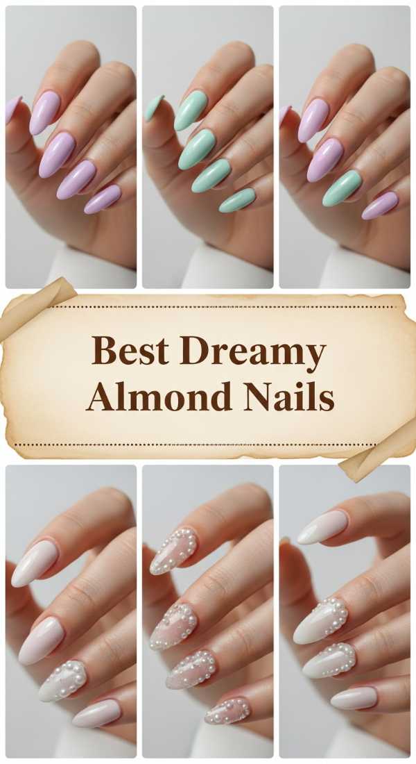 Best Dreamy Almond Nails 69ecf75373051
