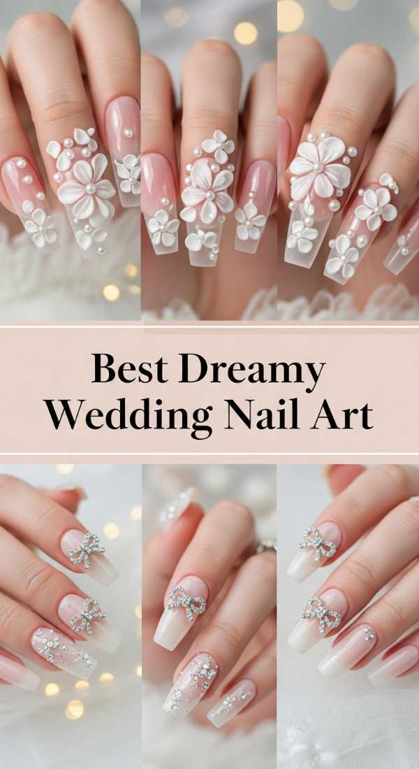 Best Dreamy Wedding Nail Art 69e4e49dac12f