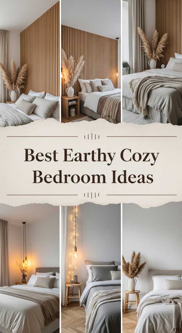 Best Earthy Cozy Bedroom Ideas 69efa25a7e301