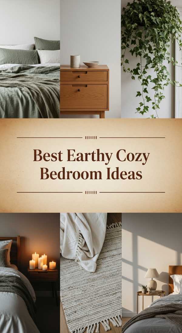 Best Earthy Cozy Bedroom Ideas 69efa3580897b