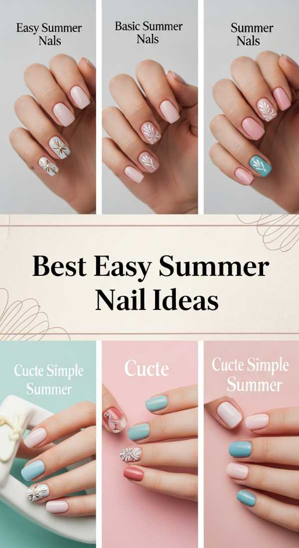 Best Easy Summer Nail Ideas 69e757b7386de