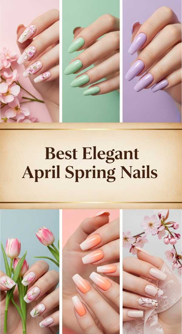 Best Elegant April Spring Nails 69e757b255d62