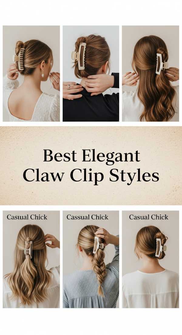 Best Elegant Claw Clip Styles 69e9d408235b1