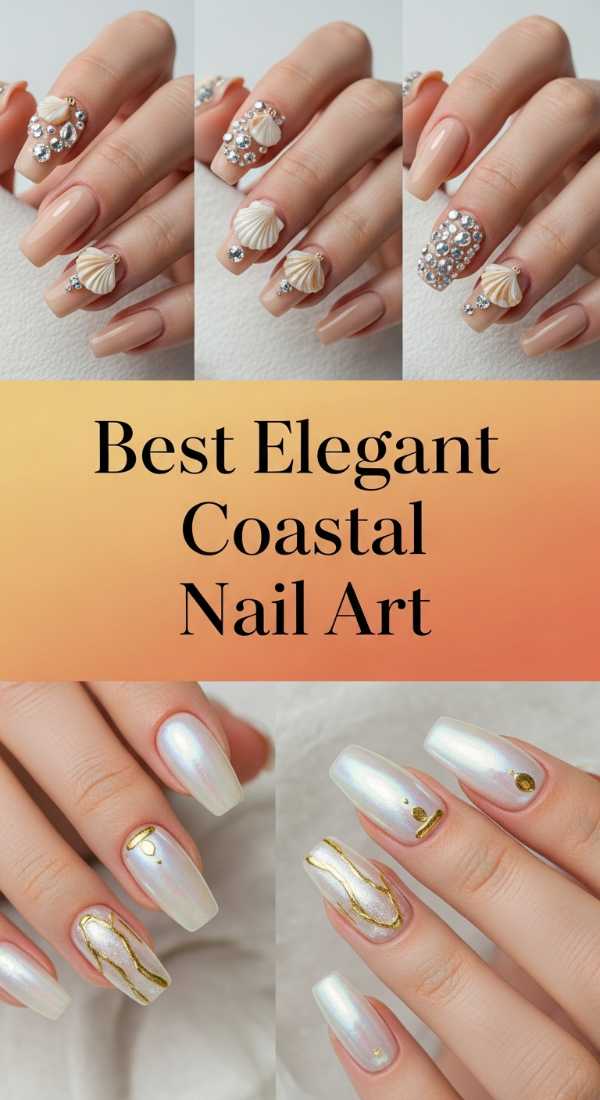 Best Elegant Coastal Nail Art 69ecf8863ab38