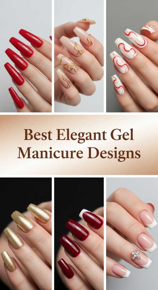 Best Elegant Gel Manicure Designs 69ece59a65dff