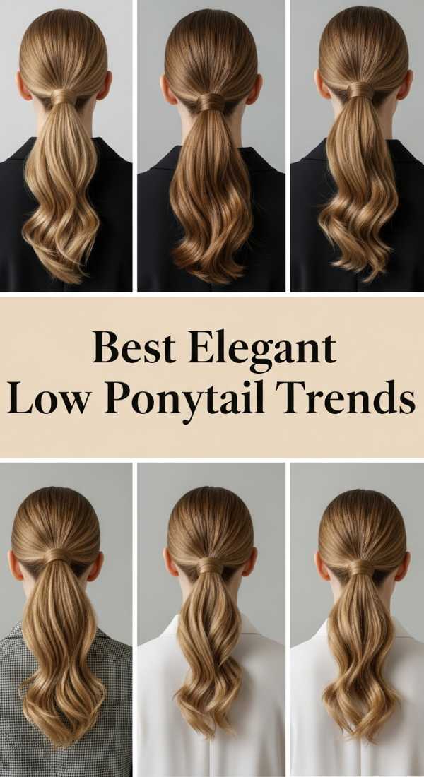 Best Elegant Low Ponytail Trends 69e4f67eec37c