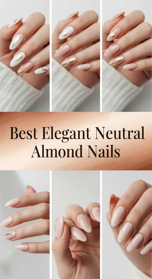Best Elegant Neutral Almond Nails 69e9ccf72509d